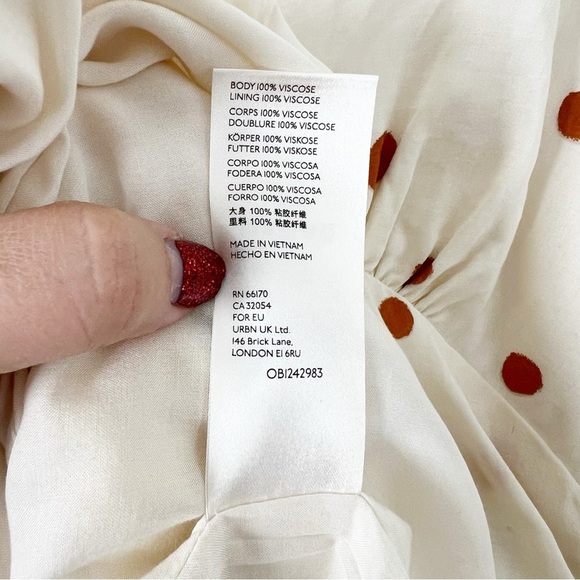 FREE PEOPLE date night mini dress in sunshine combo revolve size large L NWT - Picture 6 of 8